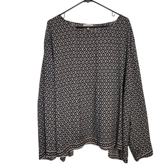 Max Studio Drapey Flowy Loose Fit Womens Blouse, Plus Size 3X - Picture 1 of 11